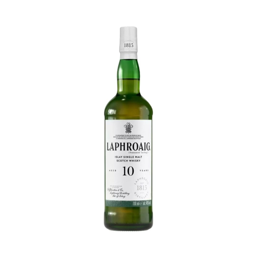 LAPHROAIG ISLAY SINGLE MALT SCOTCH WHISKY 10 ANNI