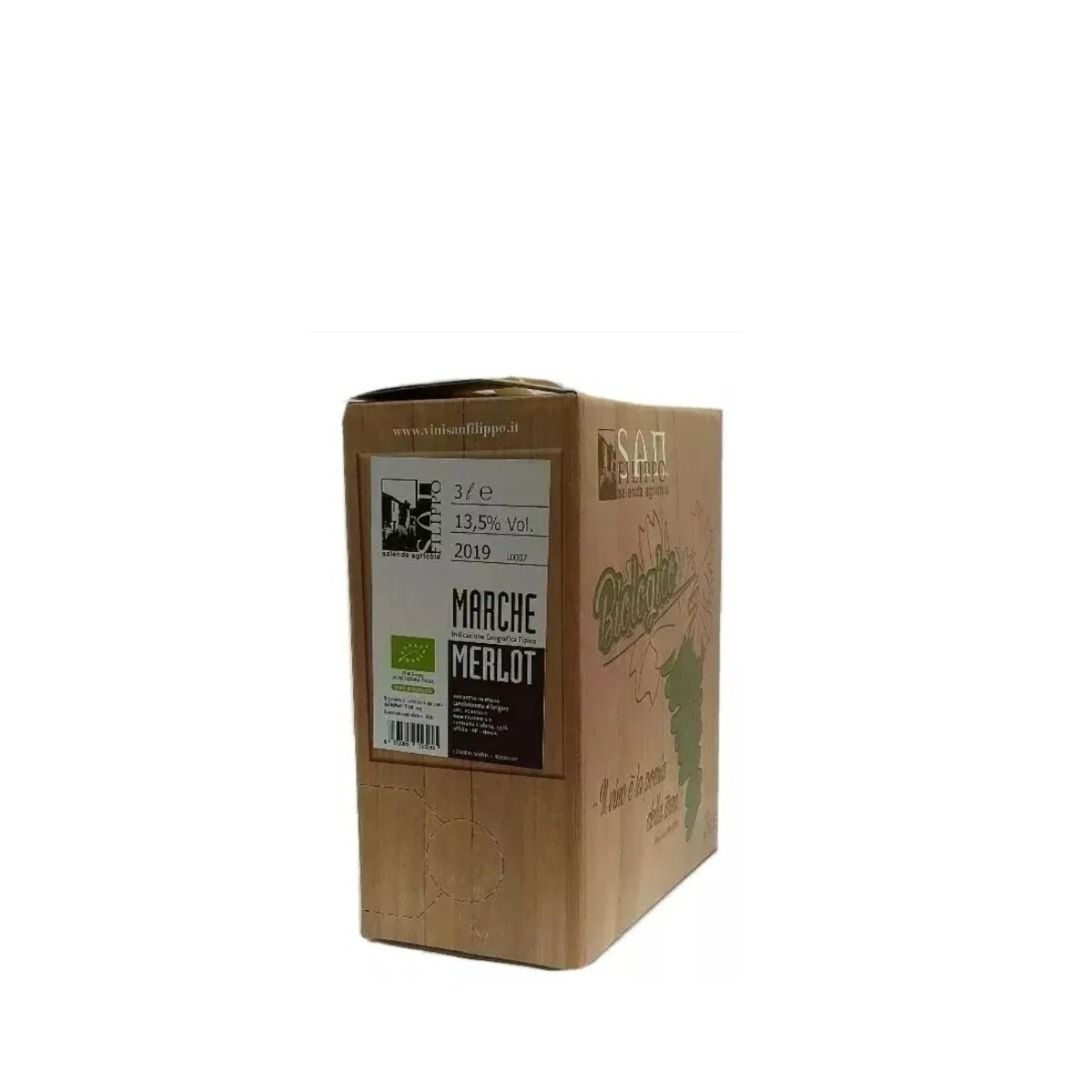 MERLOT MARCHE IGT 2022 BAG IN BOX 3 LITRI - SAN FILIPPO