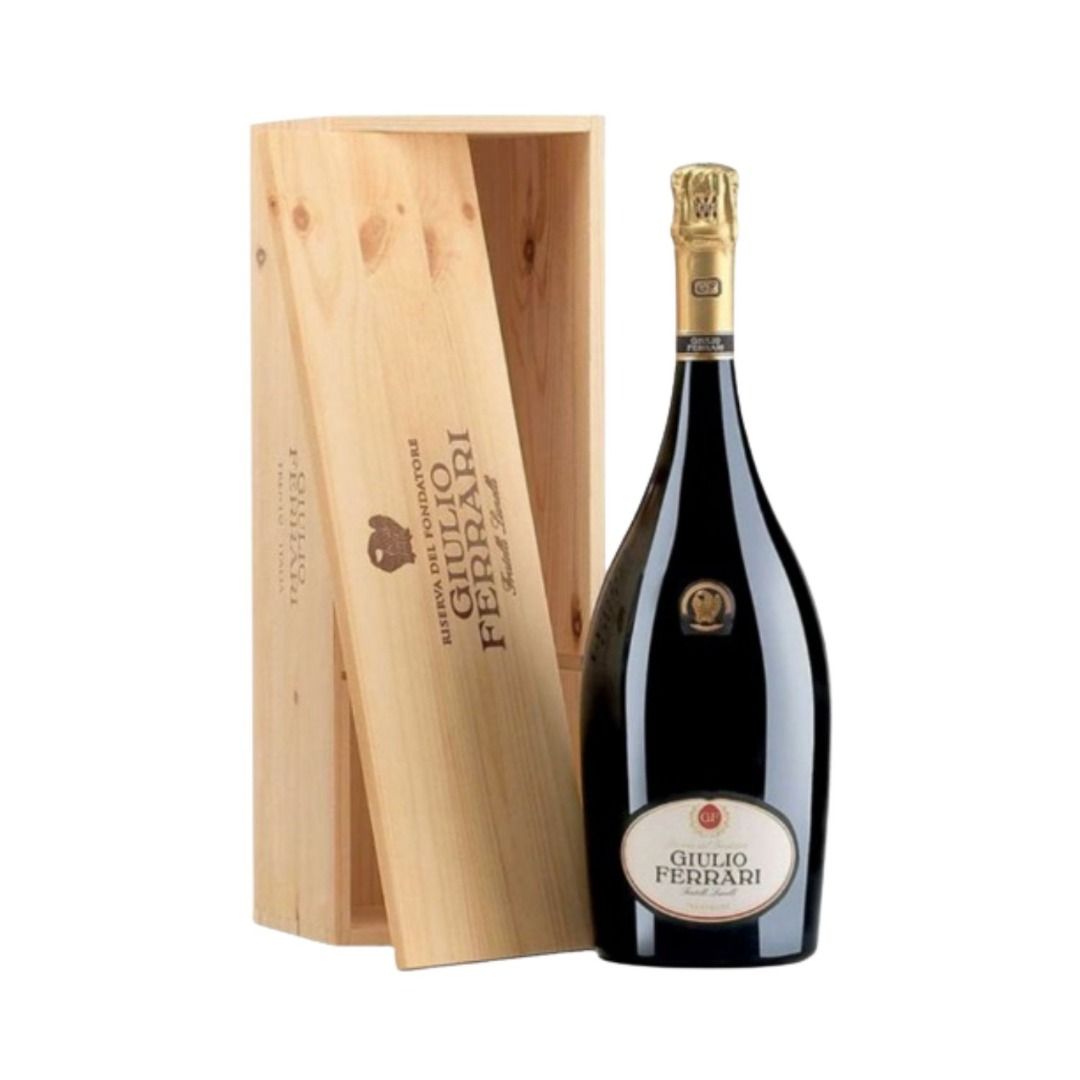 TRENTO DOC 2008 " GIULIO FERRARI " RISERVA DEL FONDATORE 1,5 LITRI MAGNUM (CASSETTA LEGNO)